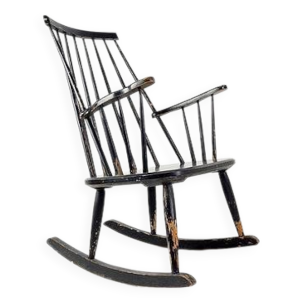 Mid-Century Scandinavian Rocking Chair - 1960s