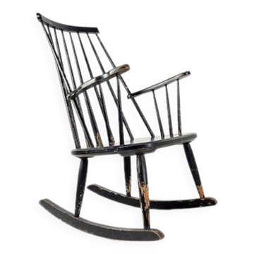 Mid-Century Scandinavian Rocking Chair - 1960s
