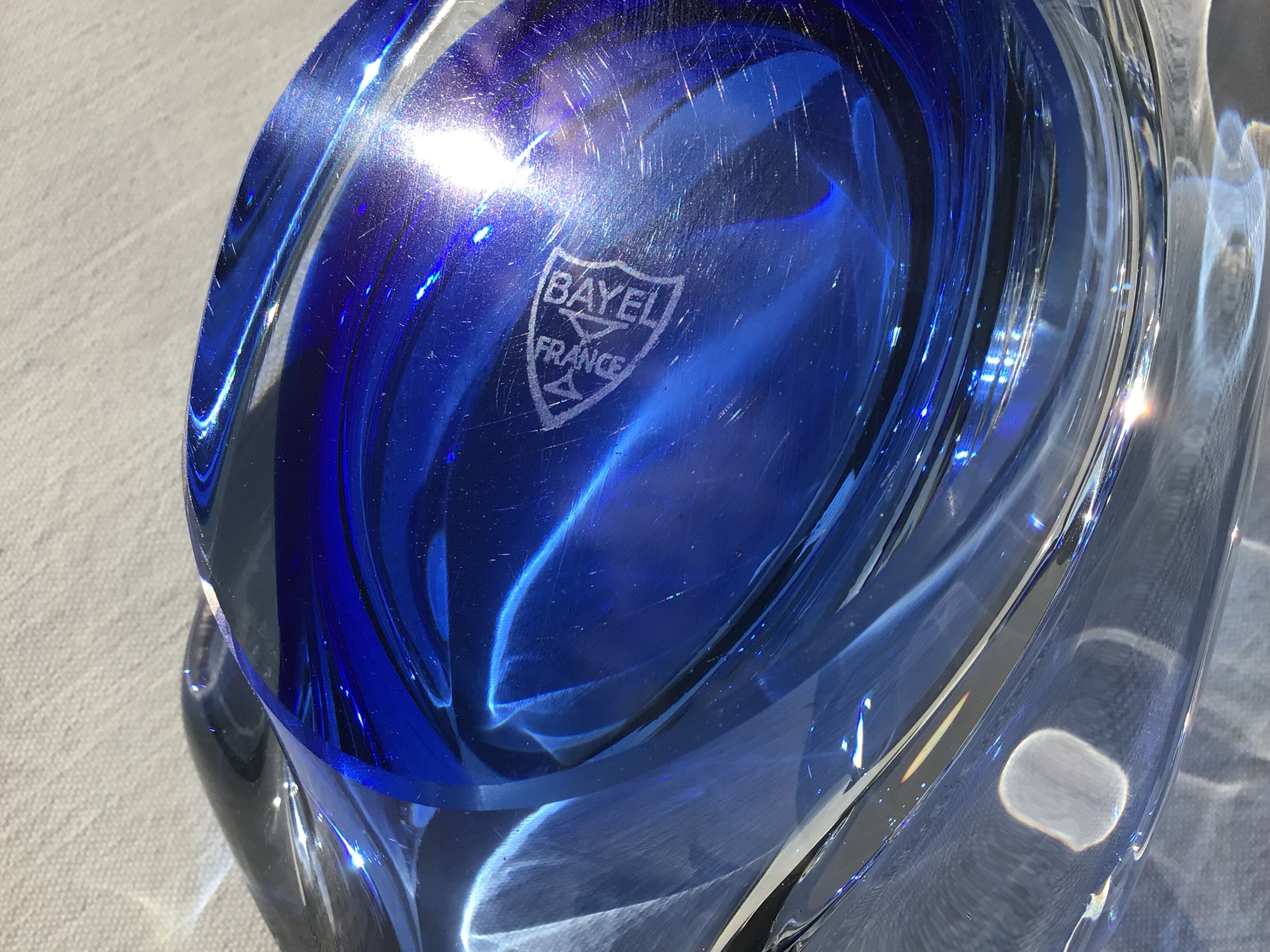 Empty pocket crystal Bayel blue dove