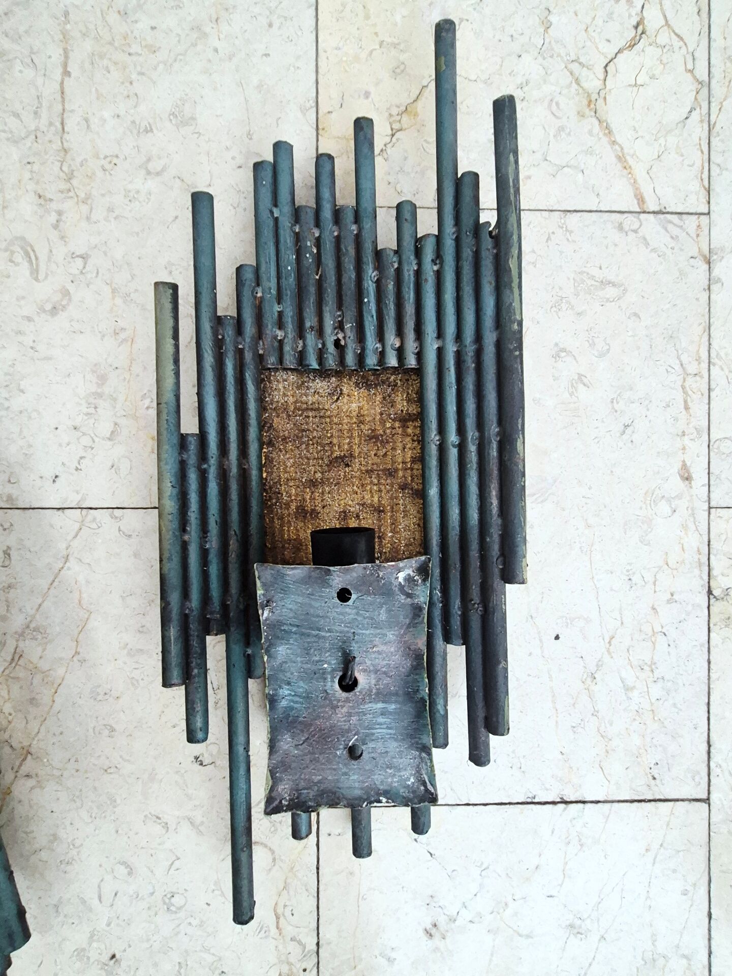 Vintage pair of wall sconces Marcello Fantoni
