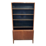 Large modular bookcase Scandinavian design 1950.