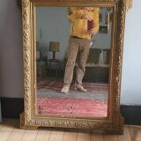 Grand miroir à fronton Edmond