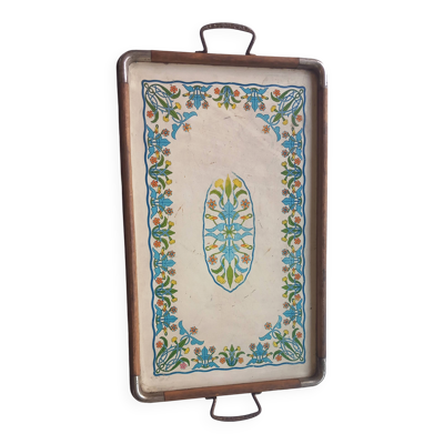 Petit plateau cuisine ancien en bois