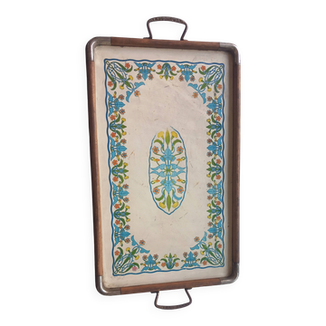 Petit plateau cuisine ancien en bois