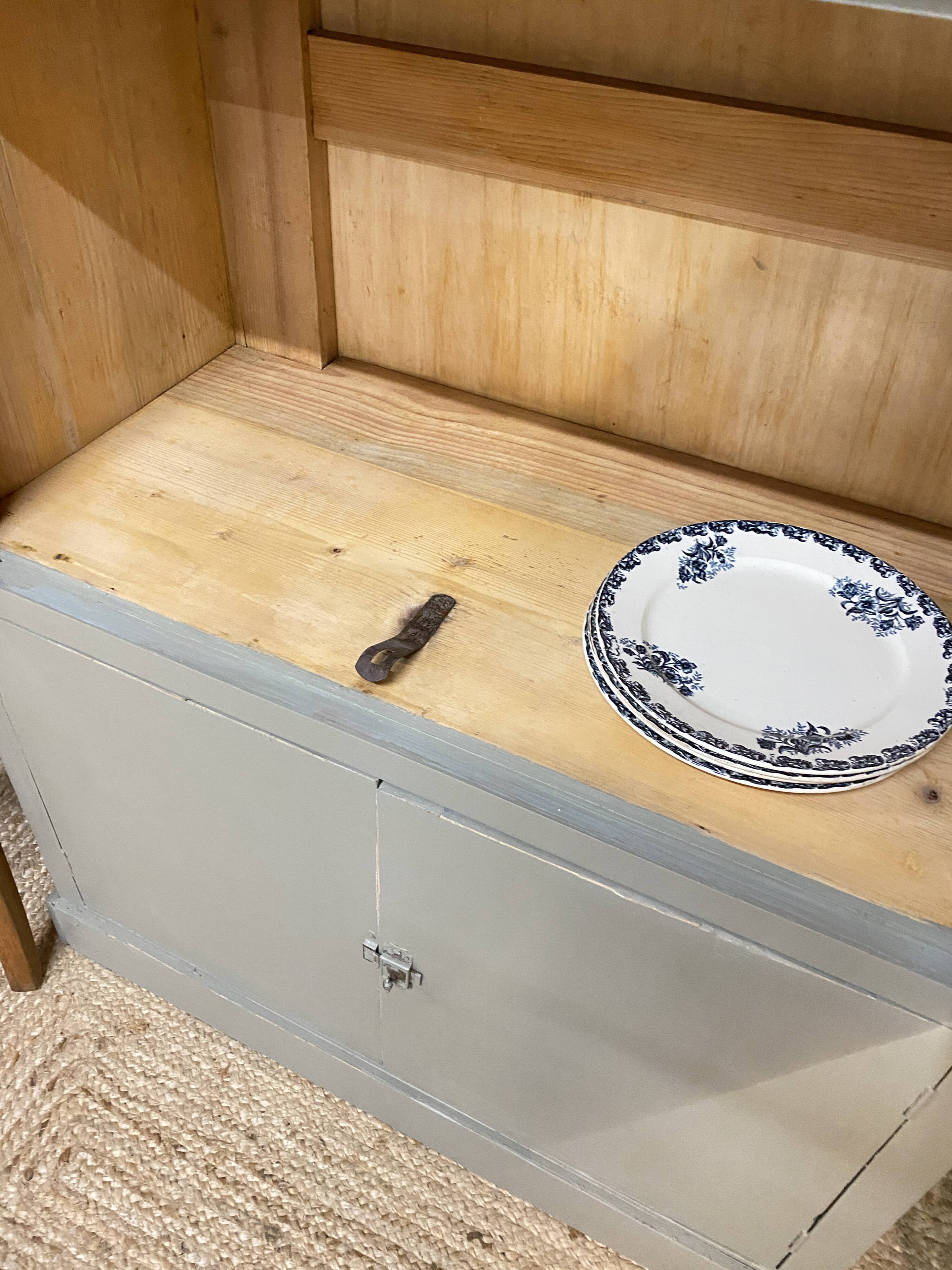renovated antique sideboard - china cabinet