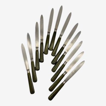 12 art deco knives