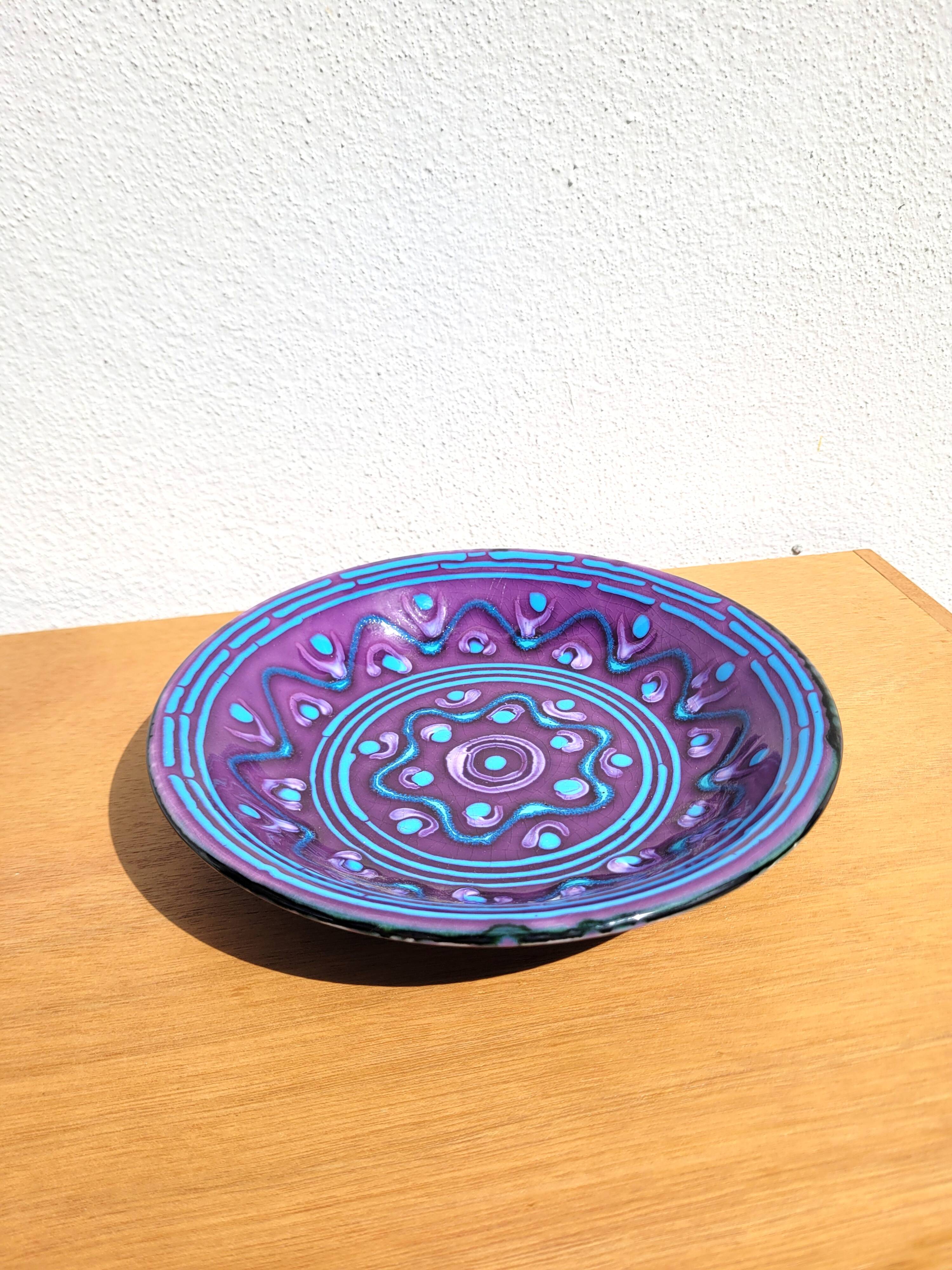 Ceramic plate from Danuta le Hénaff