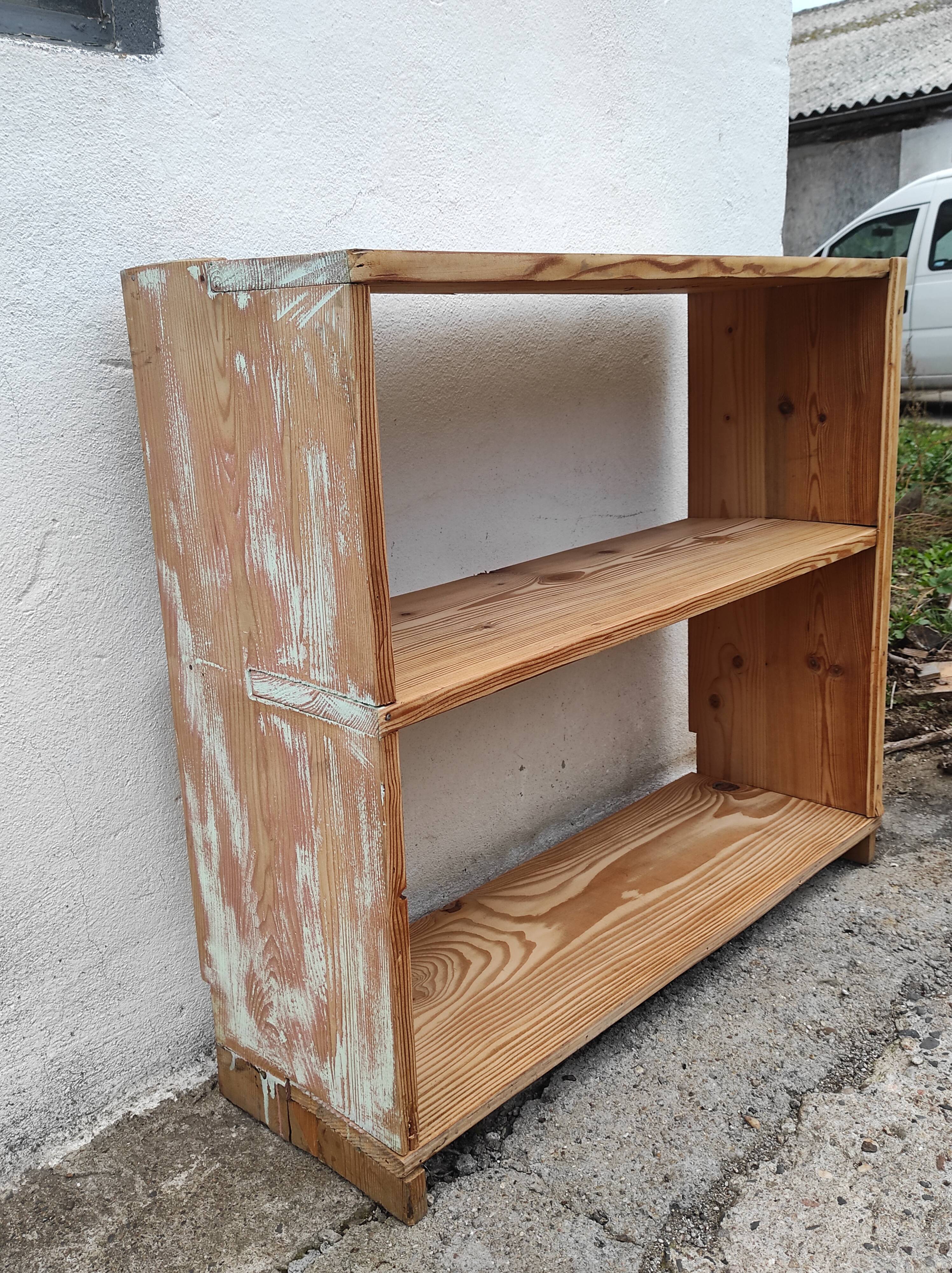 Workshop furniture shelves old wood shelving vintage industrial fir