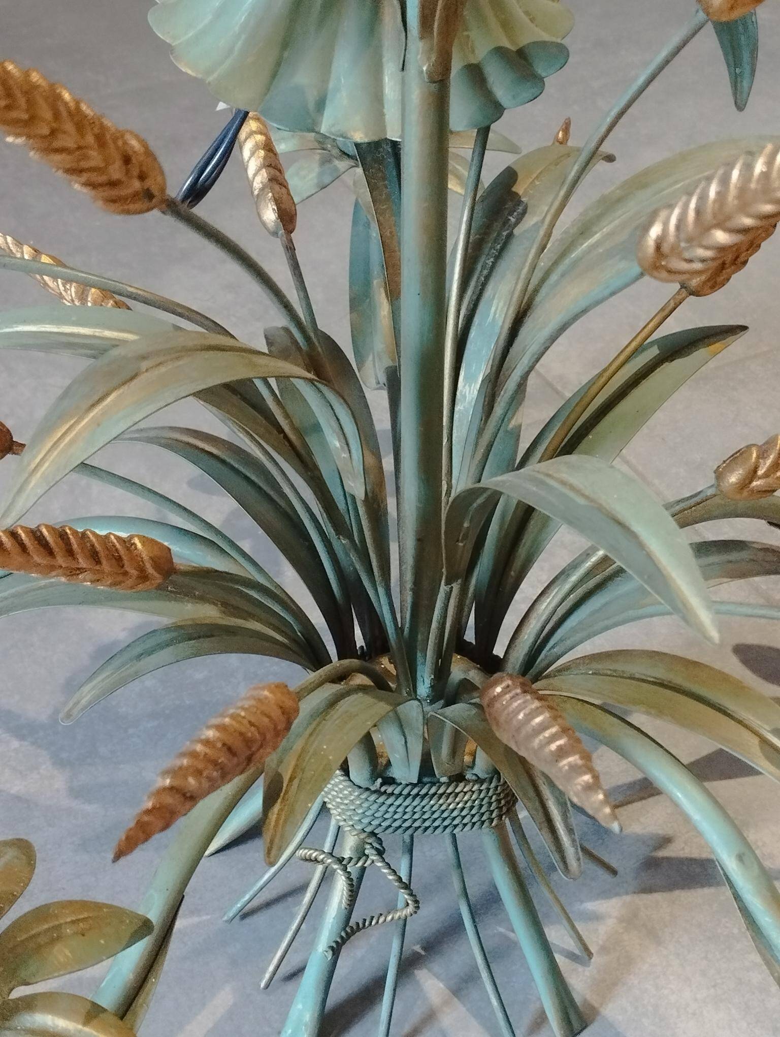 Chandelier, "Wheat Ears" suspension by Masca - circa 1970