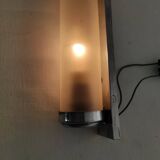 Applied chrome wall and frosted glass tube around 1930