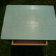 Small school table in wood, metal and formica - chair, vintage 70s