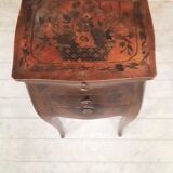 Louis XV style marquette bedside table