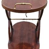 60s Mahogany Rolling Serving Trolley