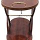 60s Mahogany Rolling Serving Trolley