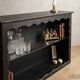 Grand buffet/Patinated black sideboard reinterpreted by Bois de Kan'ell