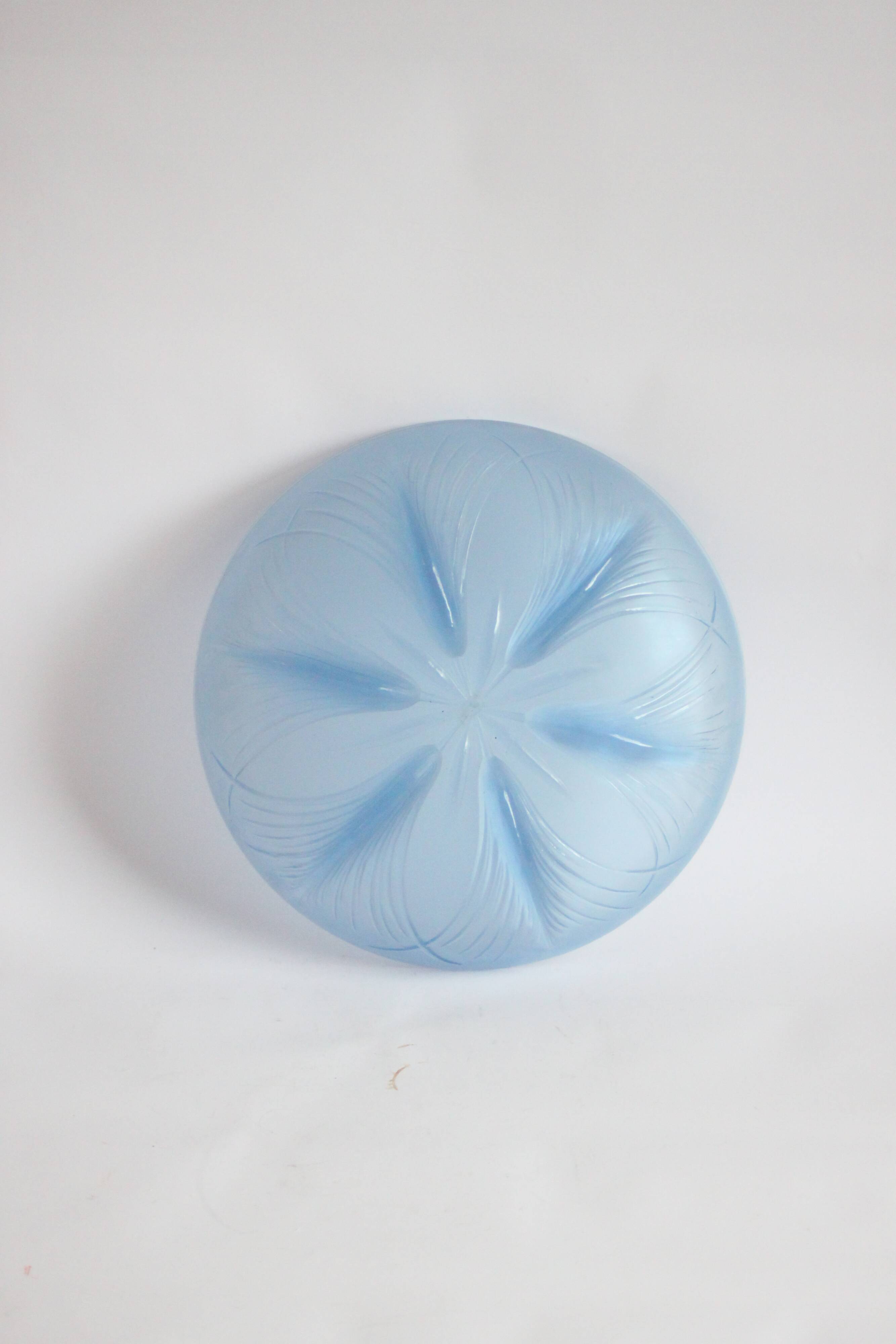 Papyrus bowl by Verlys glass, 1930s