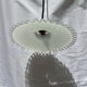 Vintage white opaline suspension lampshade