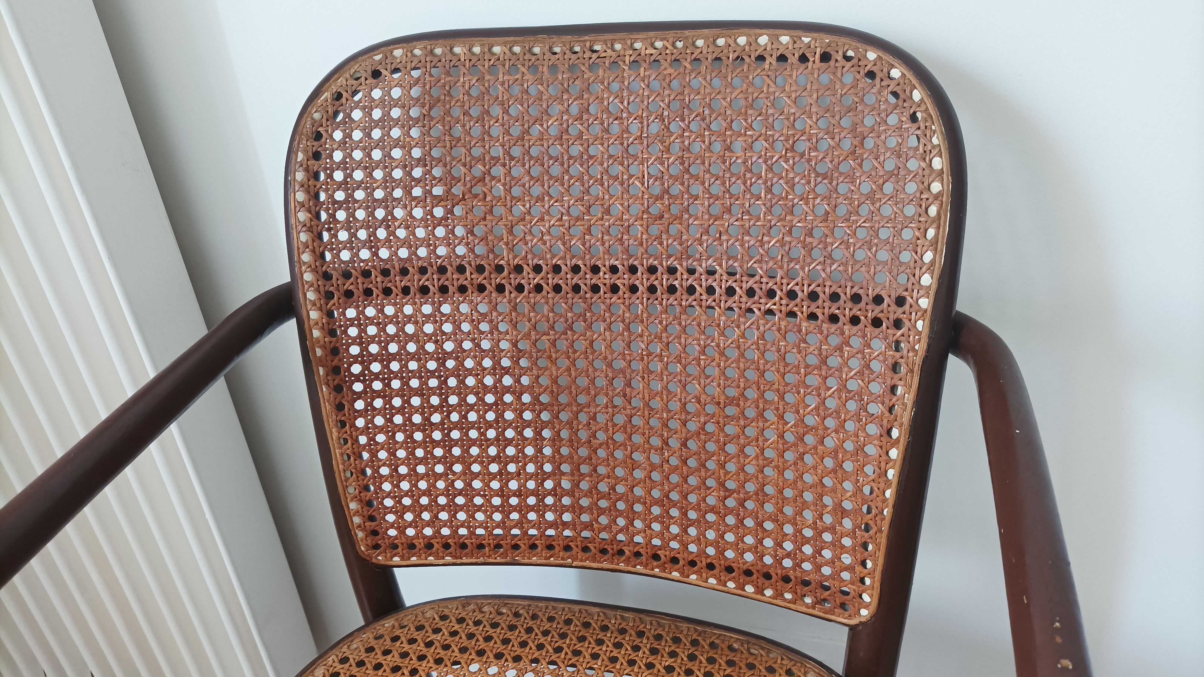 Vintage canned armchair