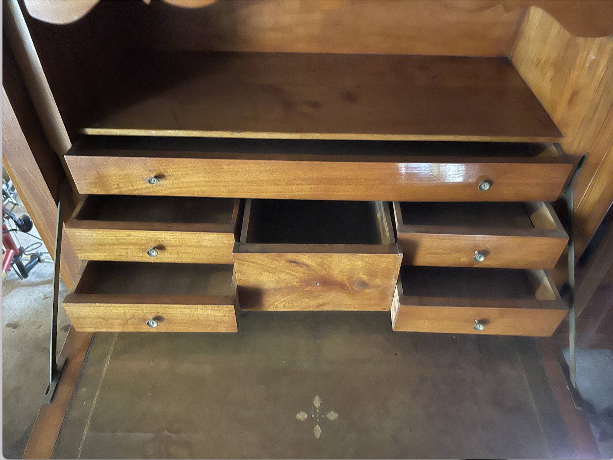 Secretary Louis Philippe mahogany