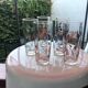 6 vintage cocktail glasses