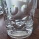 4 cut glass whiskey glasses