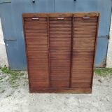 Meuble classeur 3 volets ancien