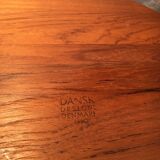 Jens Quistgaard round serving tray for Dansk IHQ teak Scandinavian design