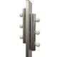 Targetti floor lamp with 6 lights and marble base, 1970s.