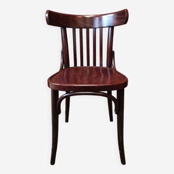 Turned wood bistro chair