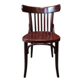 Turned wood bistro chair