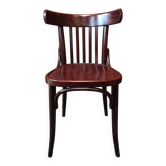 Turned wood bistro chair