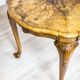 Vintage Round Walnut Coffee Table, 1930s