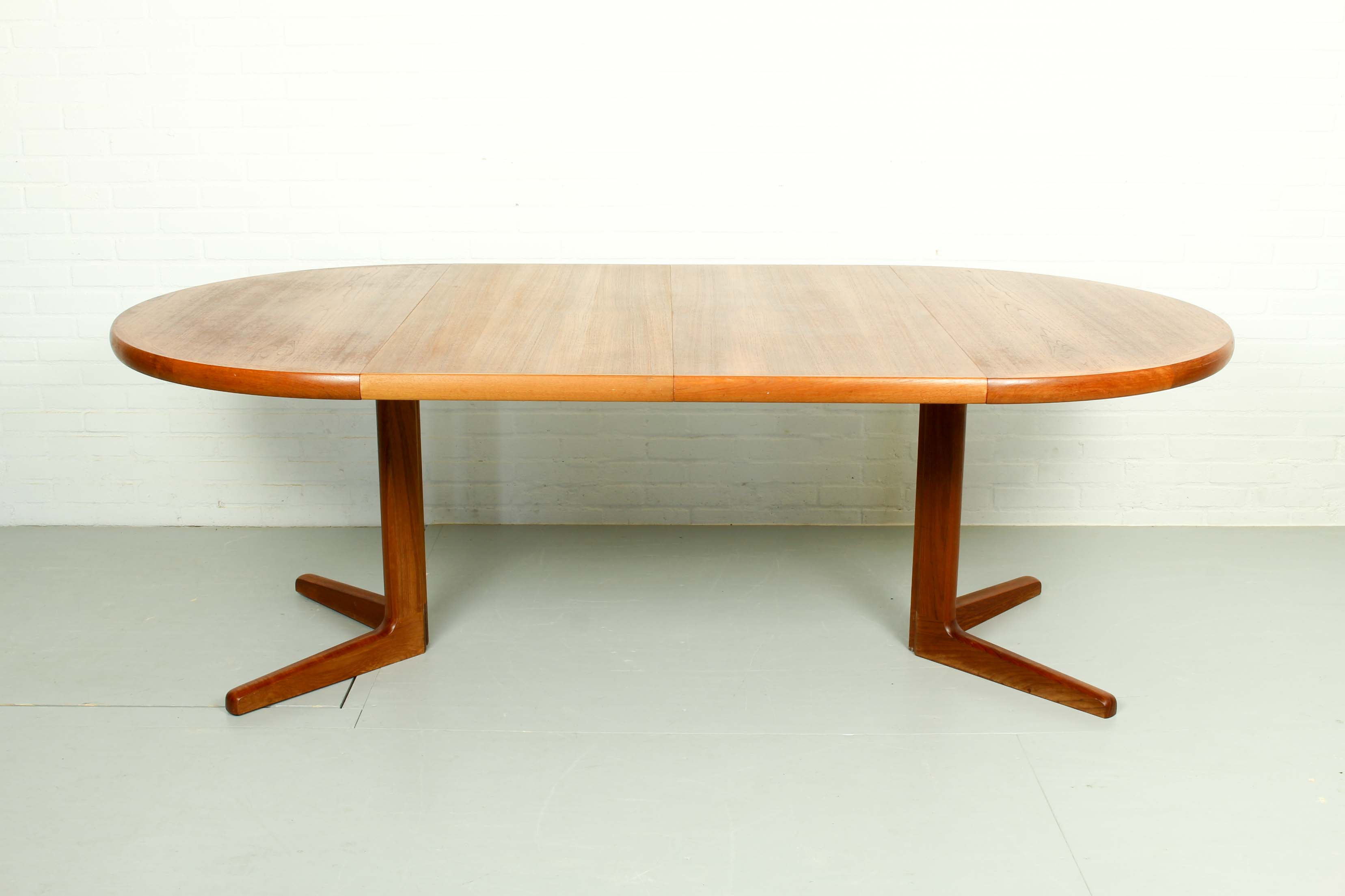 Mid Century Modern E. Valentinsen style Danish Teak Expandable Dining Table