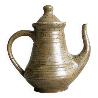 Pyrite stoneware teapot.