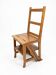 Chaise escabeau en chêne massif