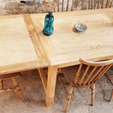 Table de ferme en orme