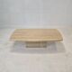Italian coffee table in travertine, 1980s