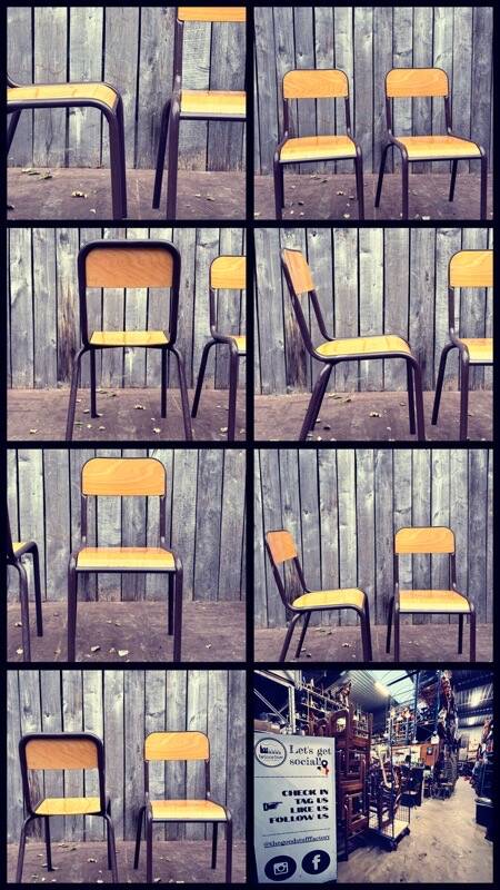 Vintage Mullca 510 stacking chair – French design