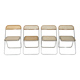 Set of 4 Plia chairs by Giancarlo Piretti for Castelli / Anonima Castelli, 1960s