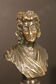 Wax stamp bust of woman