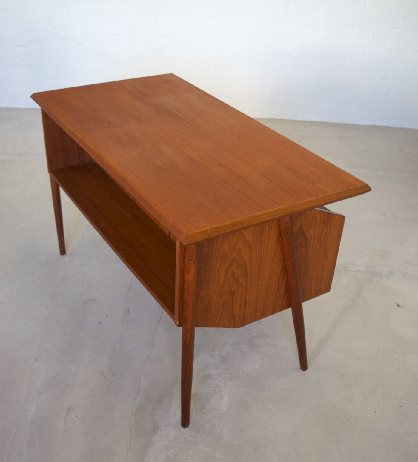Danish Teak Desk By Gunner Nielsen for Tibergaard
