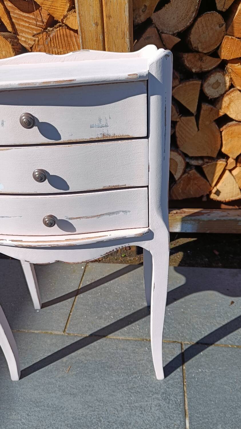 Petite commode/ chevet vintage patinée