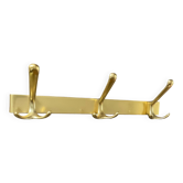 Vintage coat rack in gilded aluminum