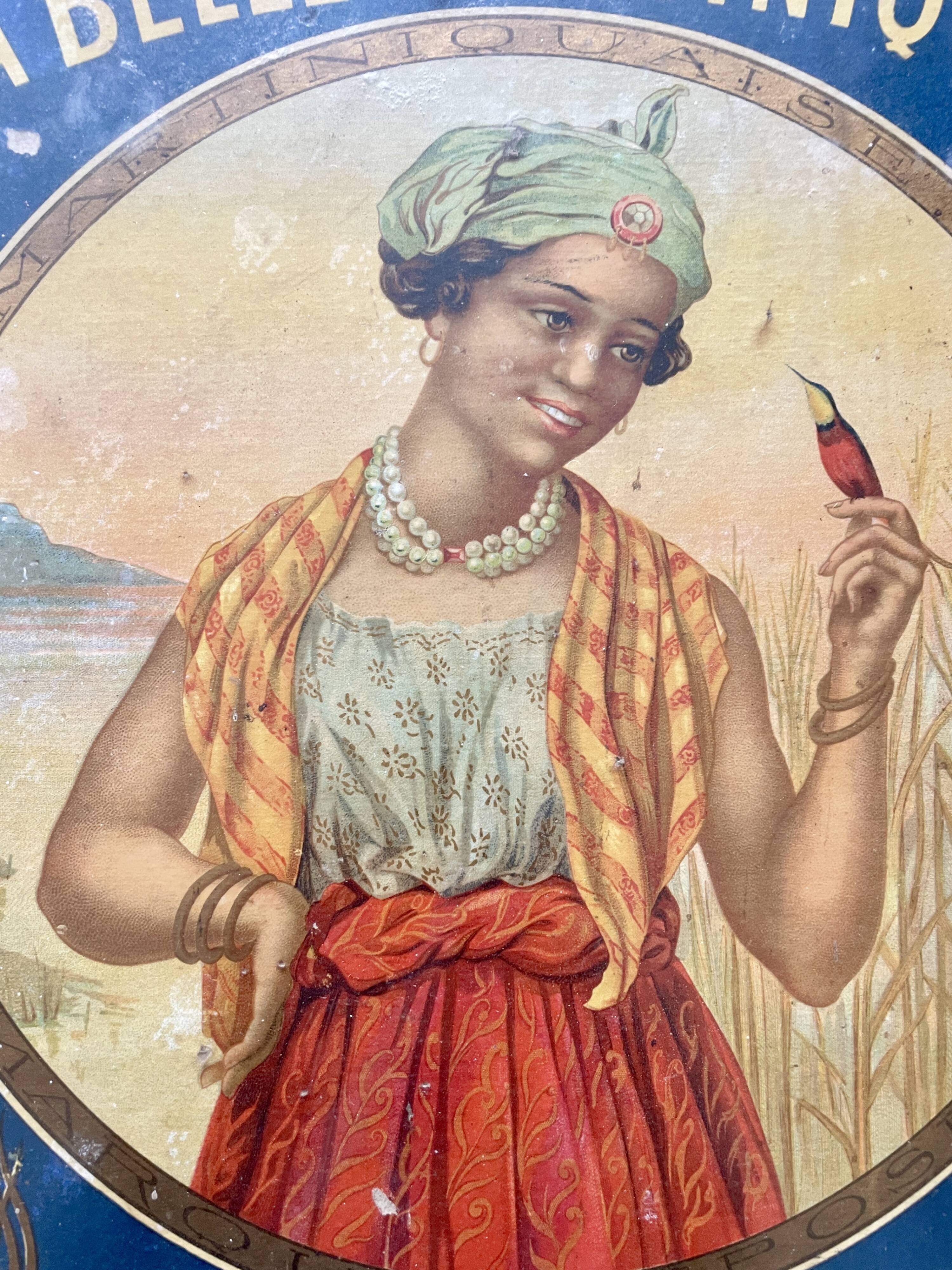 Advertising lithograph of the Chantenay Refinery - early 20th century