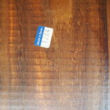 Sconce in wood and yellow glass ball from the 1960/1970