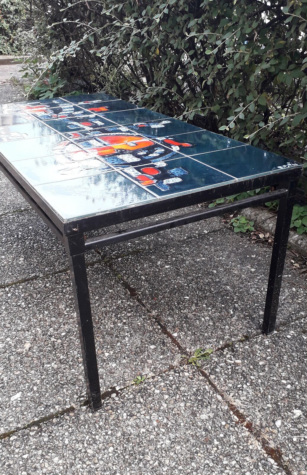 Table basse céramique signé Adri