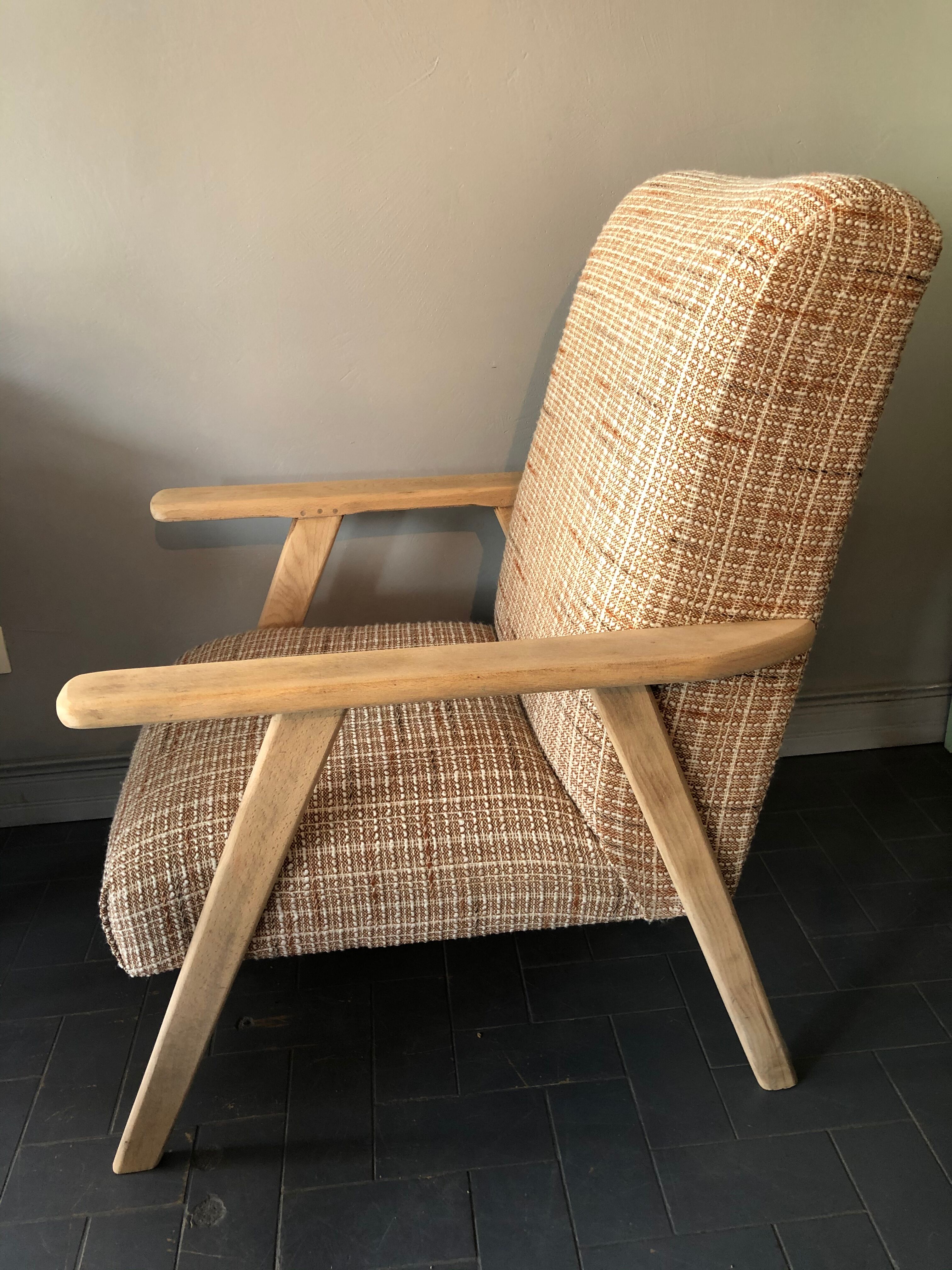 Vintage armchair feet raw compass