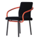 Chaise Memphis Mandarin d'Ettore Sottsass pour Knoll retapissée en velours de coton