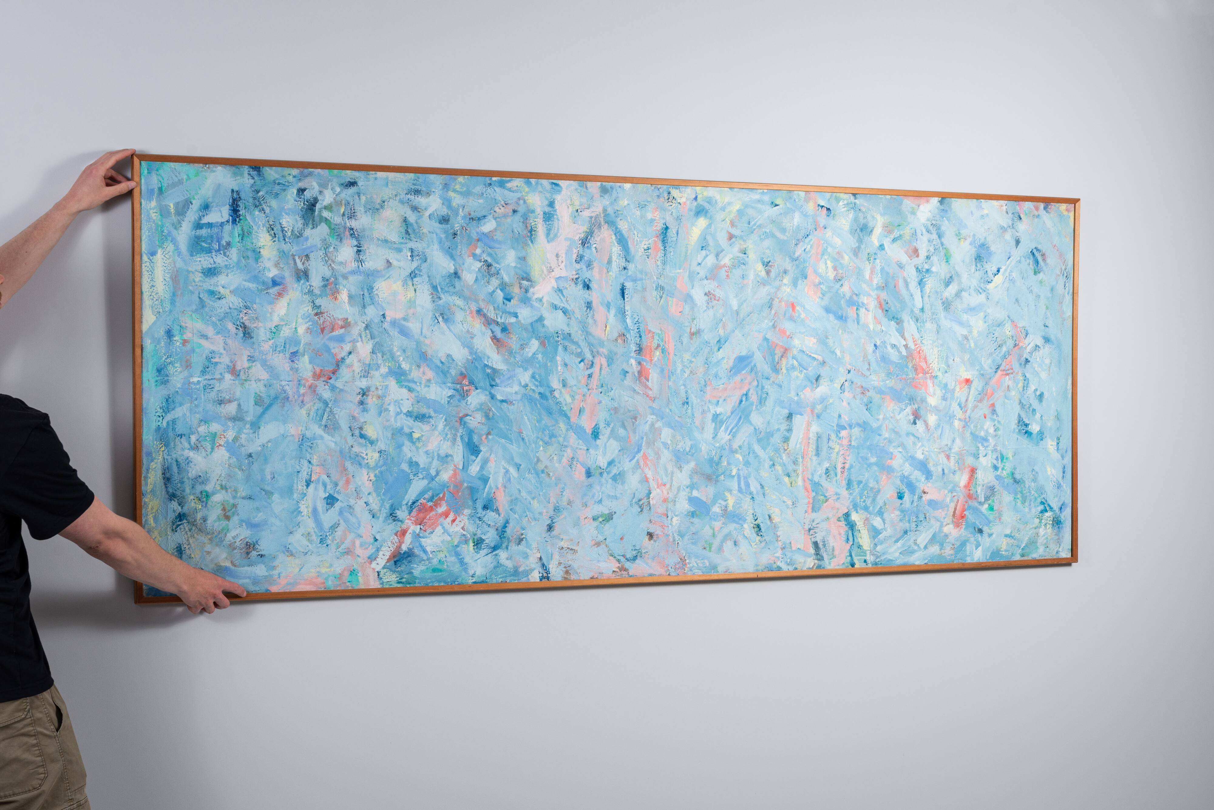 Unique extra large abstract painting