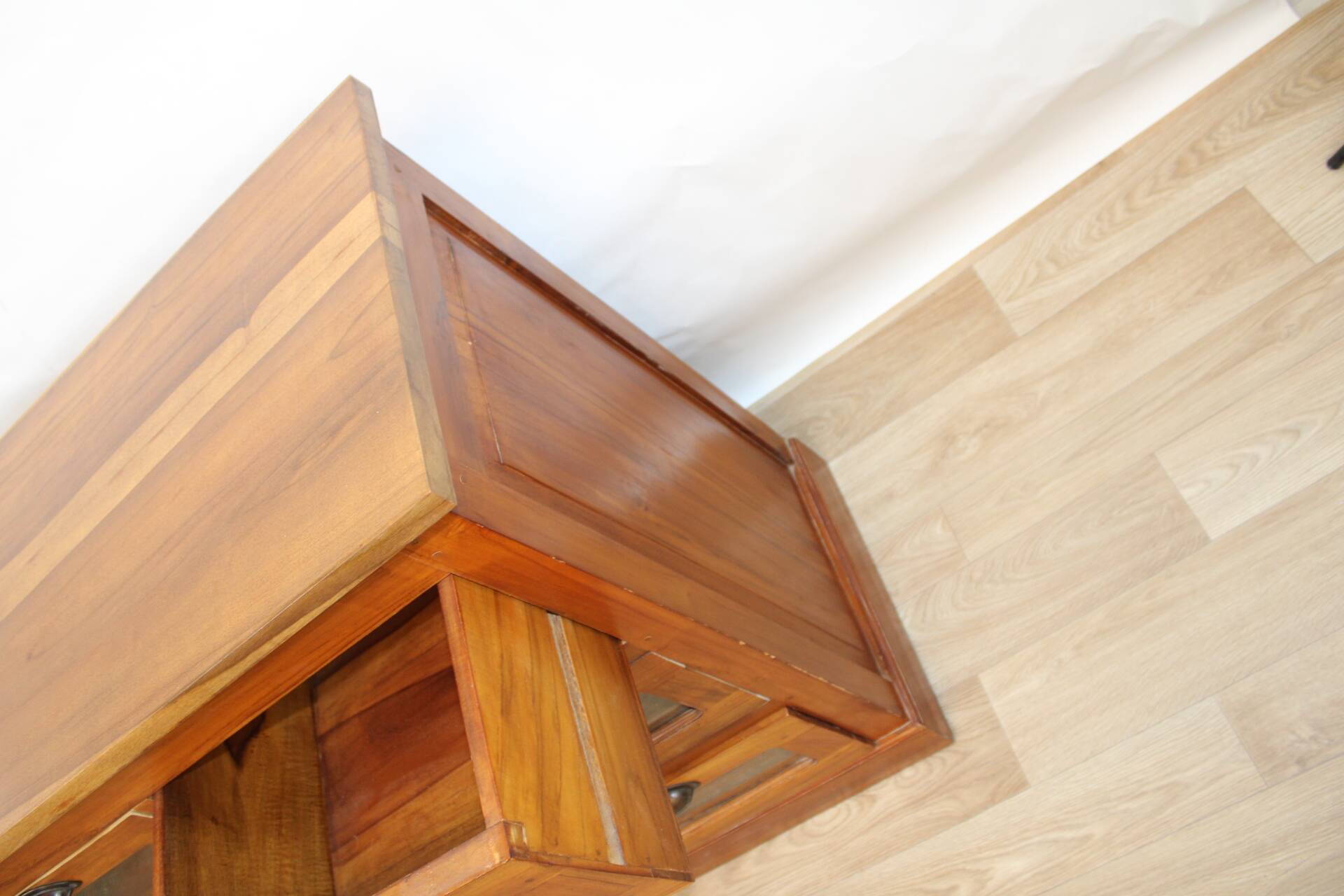 9-drawer chestnut seed cabinet, France 1960